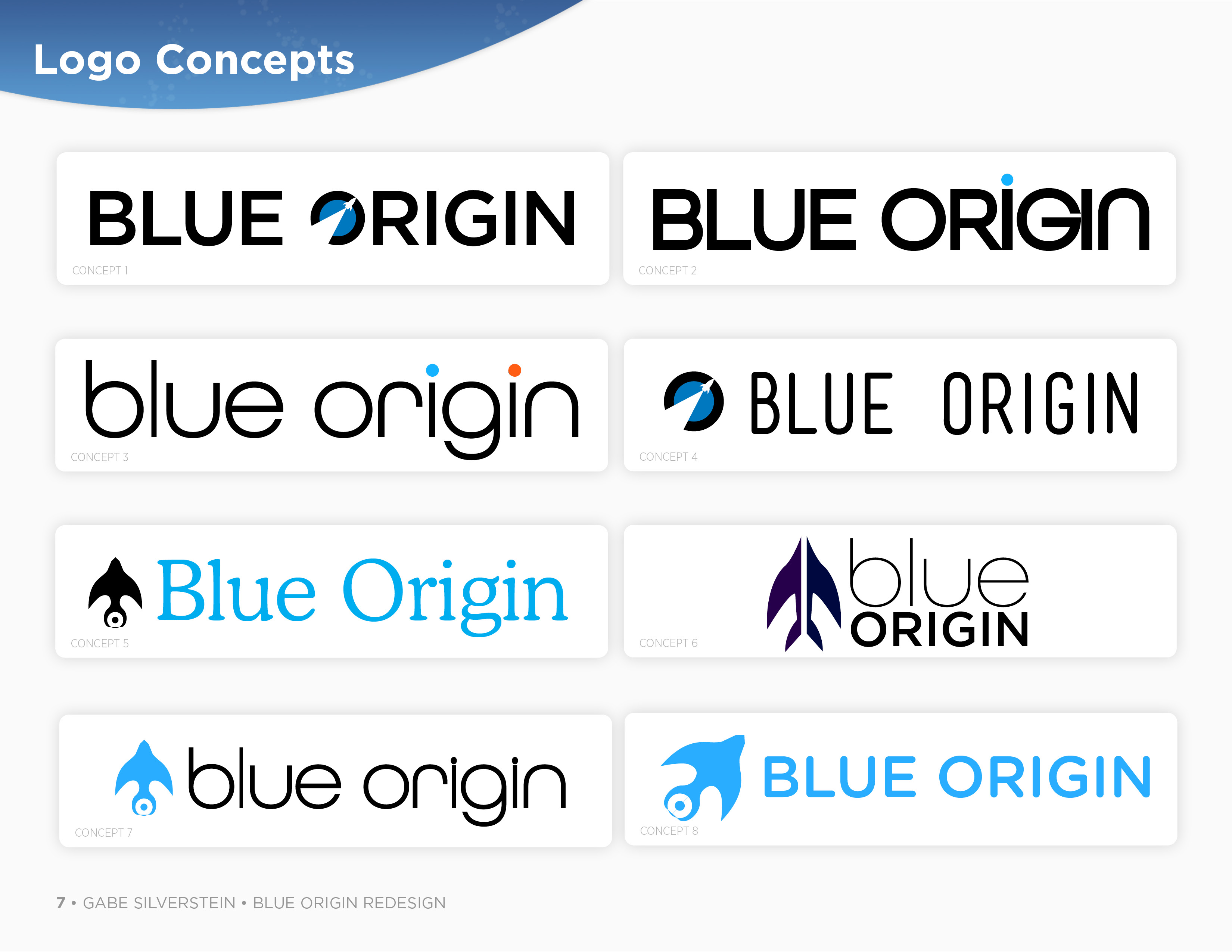 Blue Origin: Logo Concepts