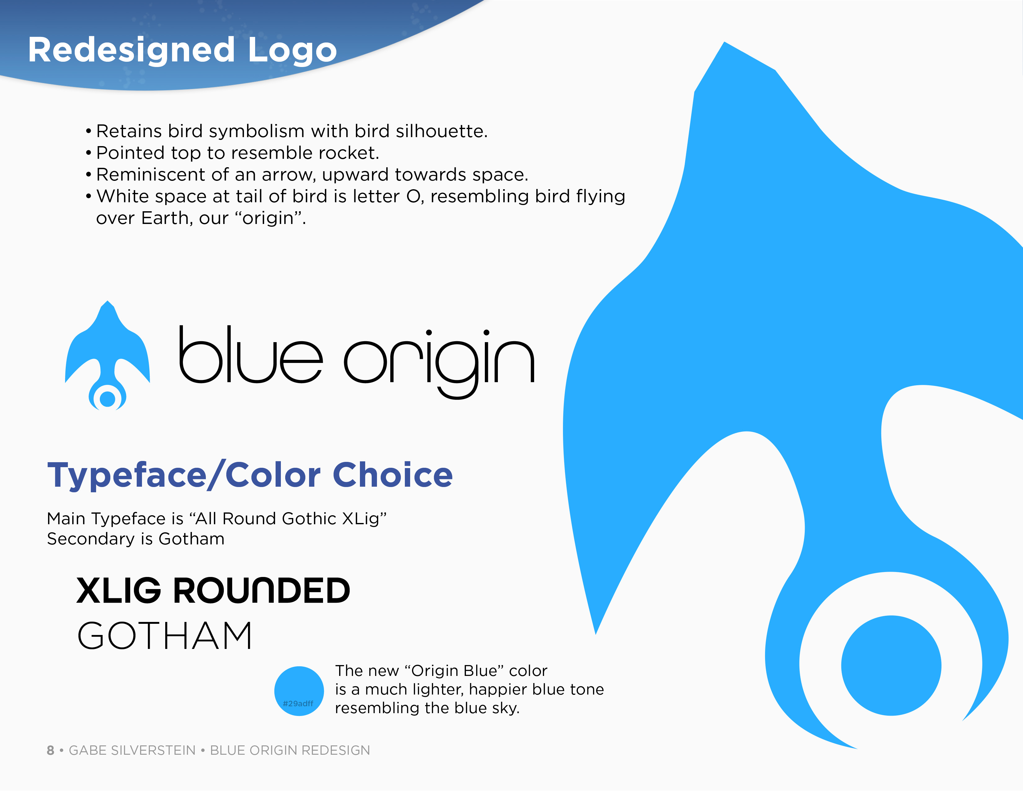 Blue Origin: Redesigned Logo