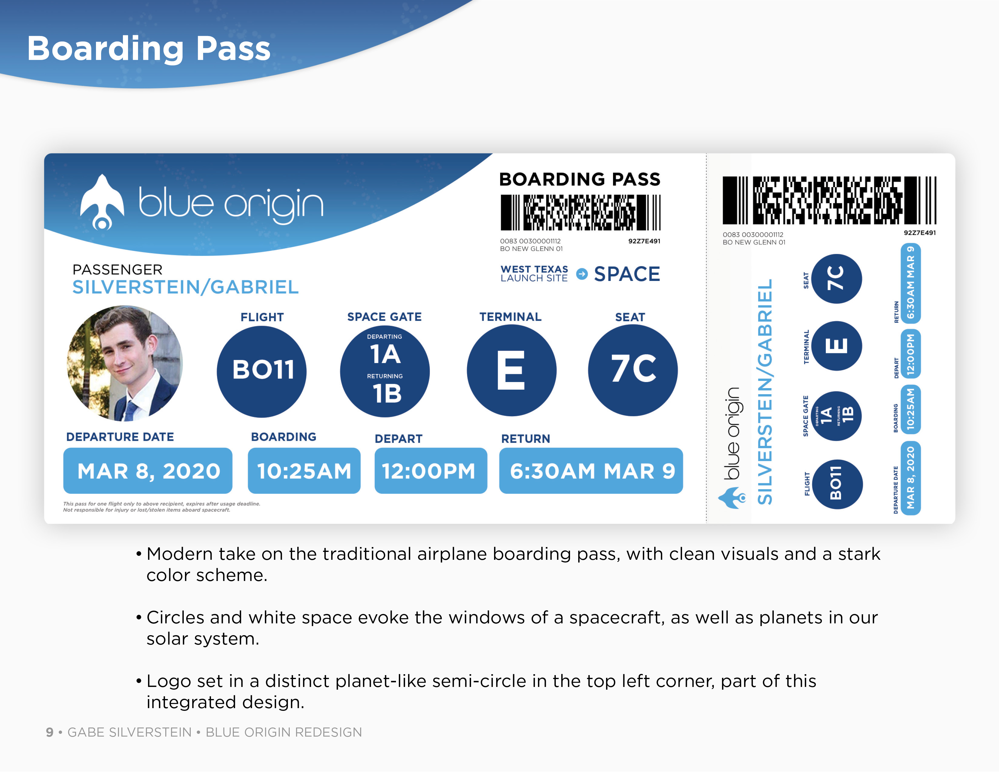 Blue Origin: Boarding Pass