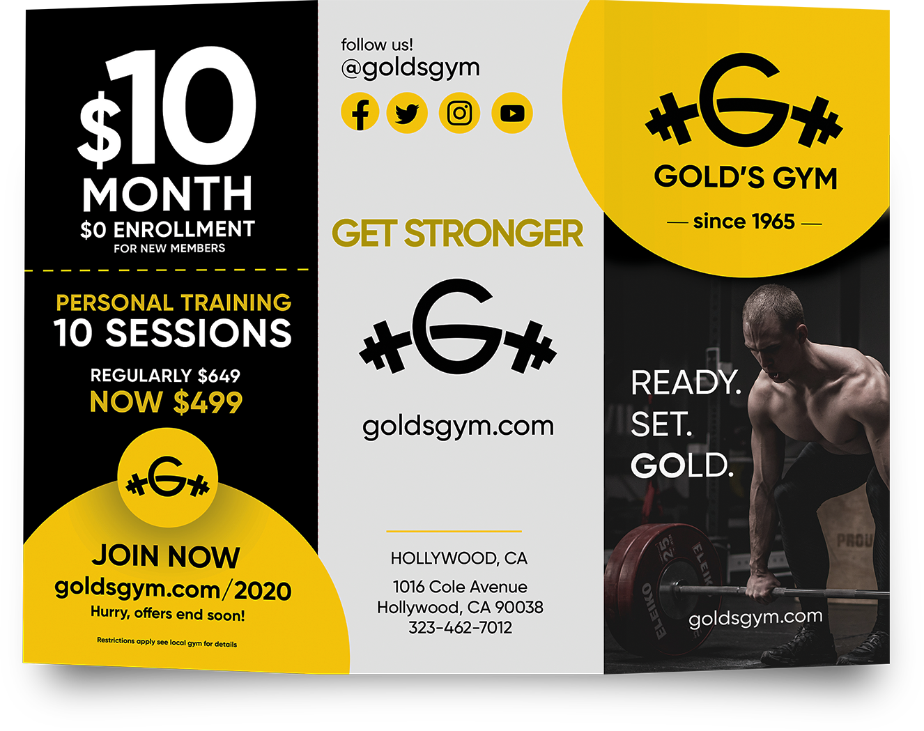 gold's gym business plan